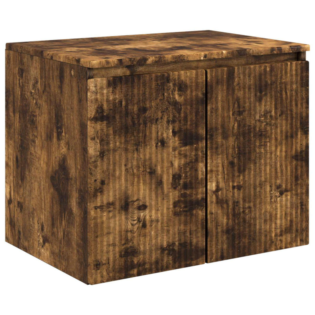 Mobiletto da Bagno a Muro Rovere Fumo 62,5 x 44,5 x 50 cm | homemem39