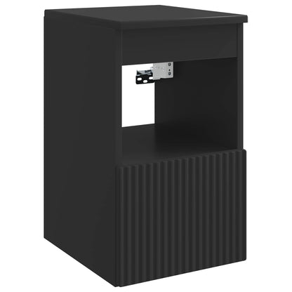 Mobile da Bagno Nero 30 x 35 x 50 cm Legno ingegnerizzato | homemem39