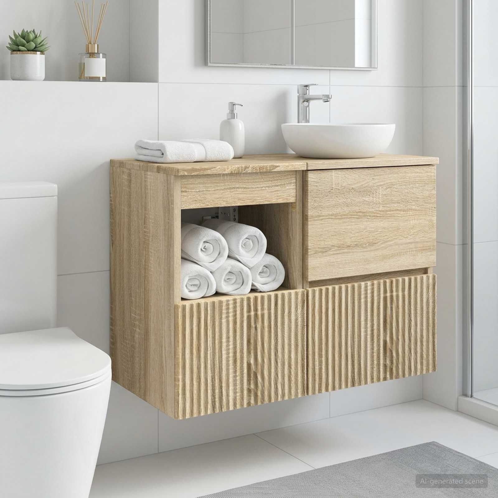 Mobile da Bagno Rovere Sonoma 30 x 35 x 50 cm | homemem39