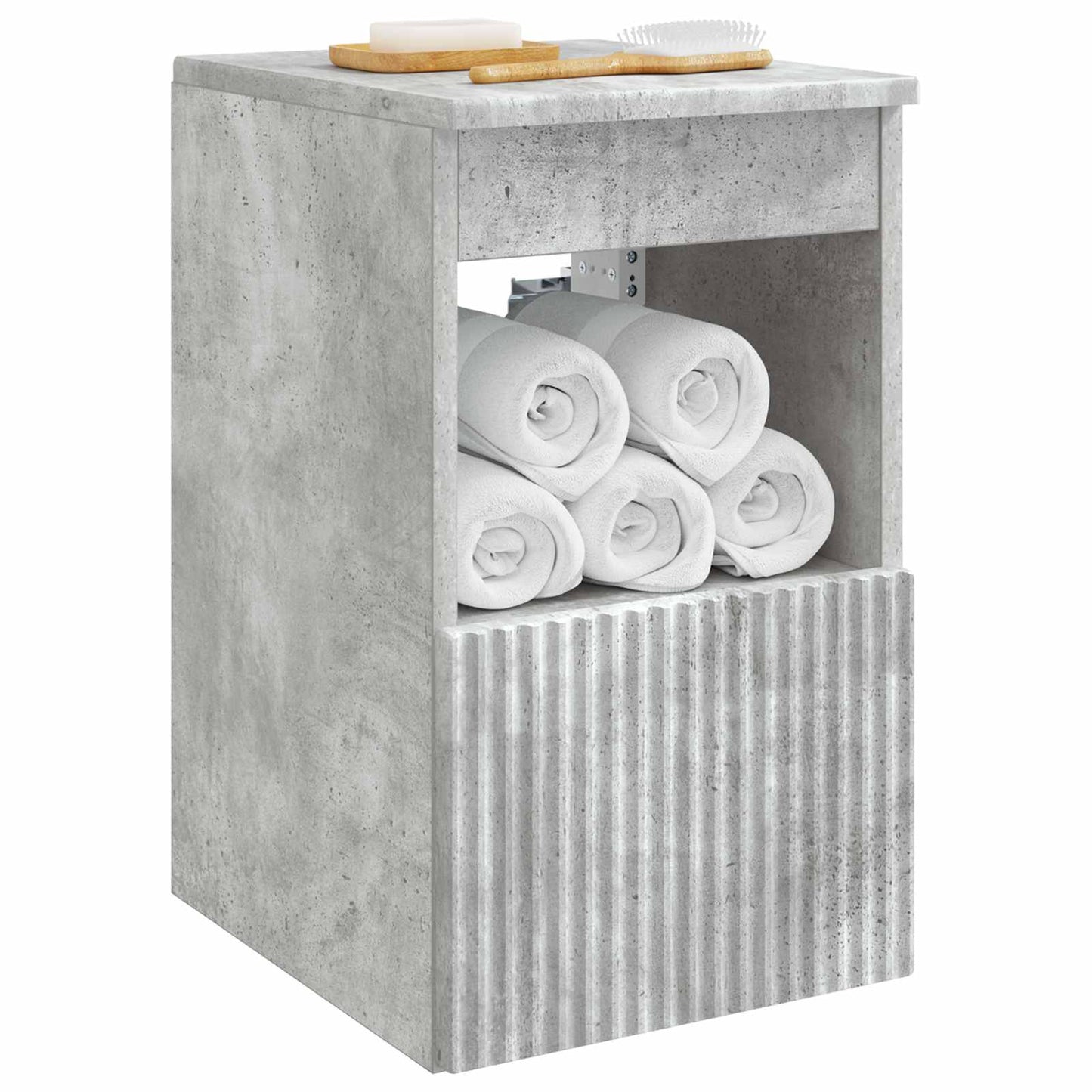 Mobile da Bagno Grigio Cemento 30 x 35 x 50 cm | homemem39