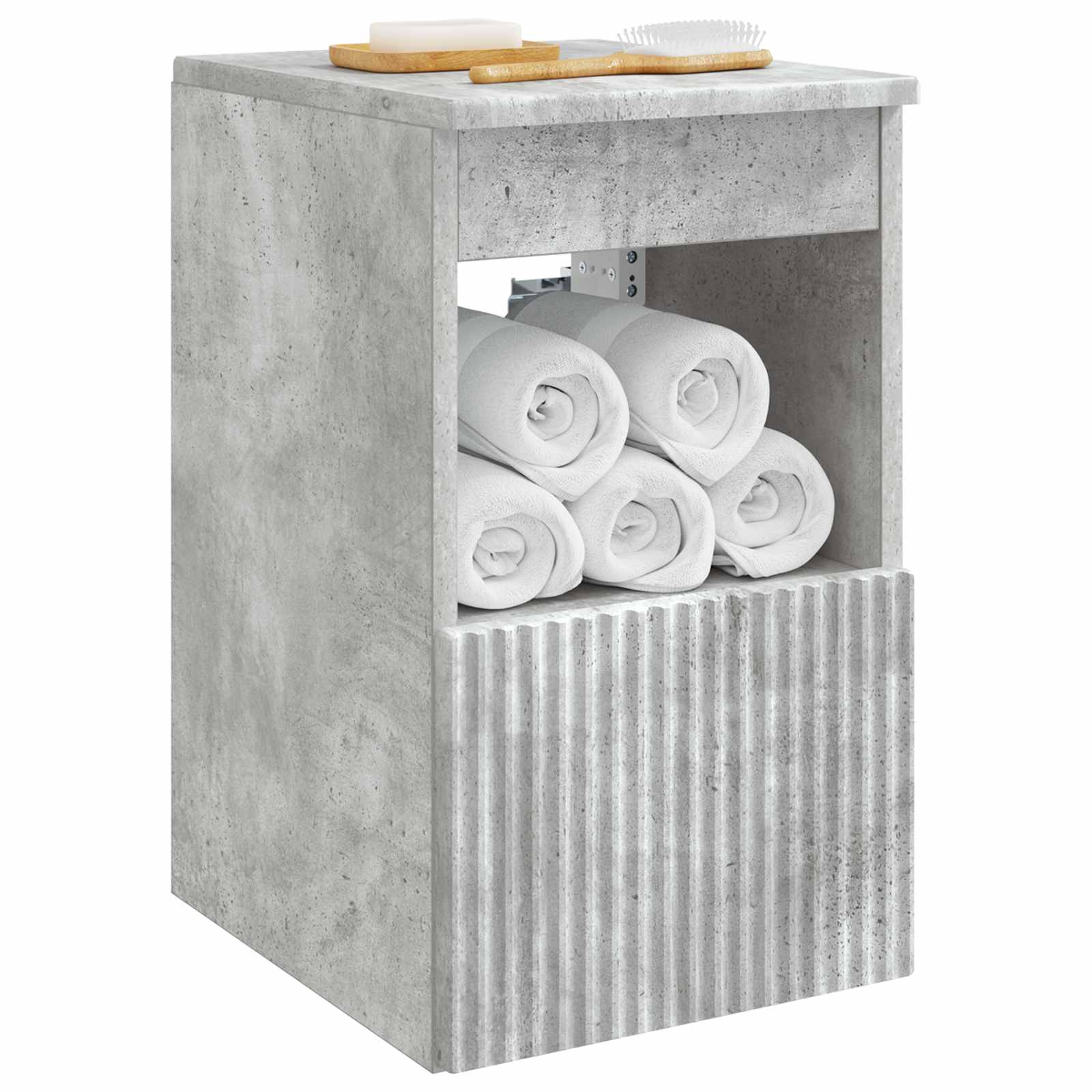 Mobile da Bagno Grigio Cemento 30 x 41 x 50 cm | homemem39