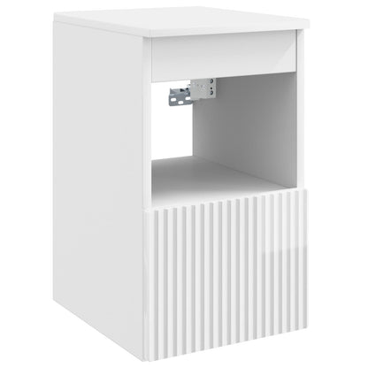 Mobile da Bagno Bianco Lucido 30 x 41 x 50 cm | homemem39