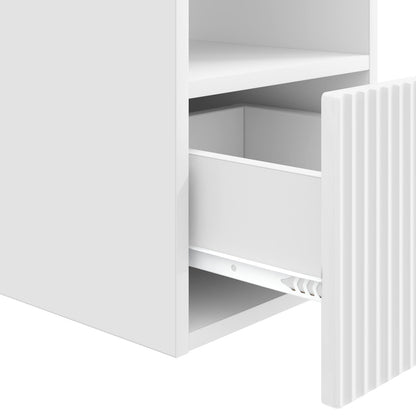 Mobile da Bagno Bianco Lucido 30 x 44,5 x 50 cm | homemem39