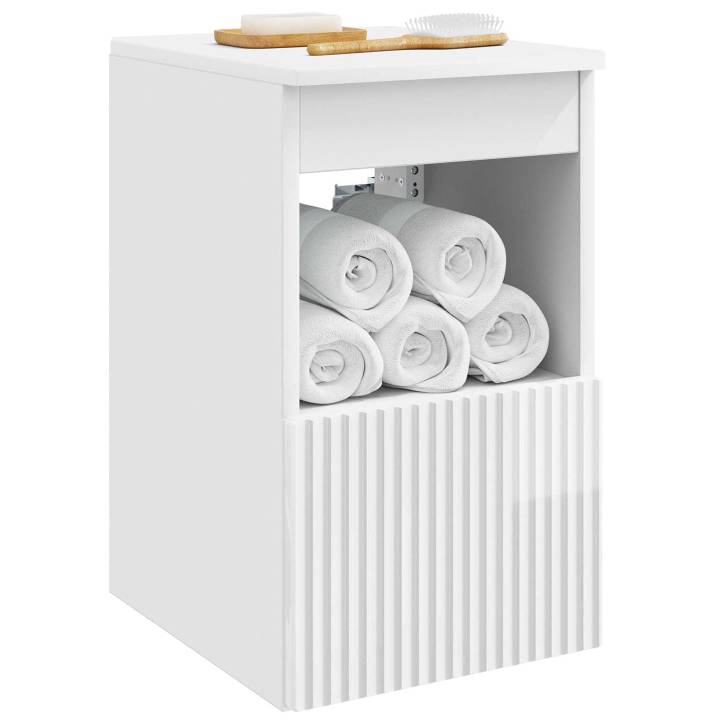 Mobile da Bagno Bianco Lucido 30 x 44,5 x 50 cm | homemem39