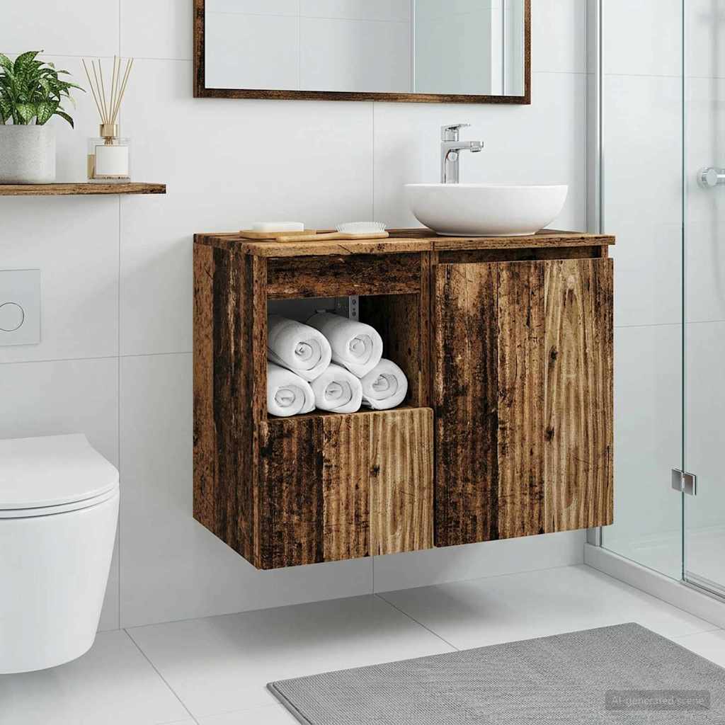 Mobile da Bagno Legno antico 30 x 44,5 x 50 cm | homemem39