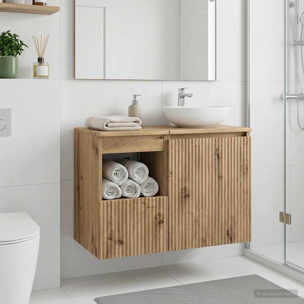Mobile da Bagno Rovere Artigianale 30 x 44,5 x 50 cm | homemem39