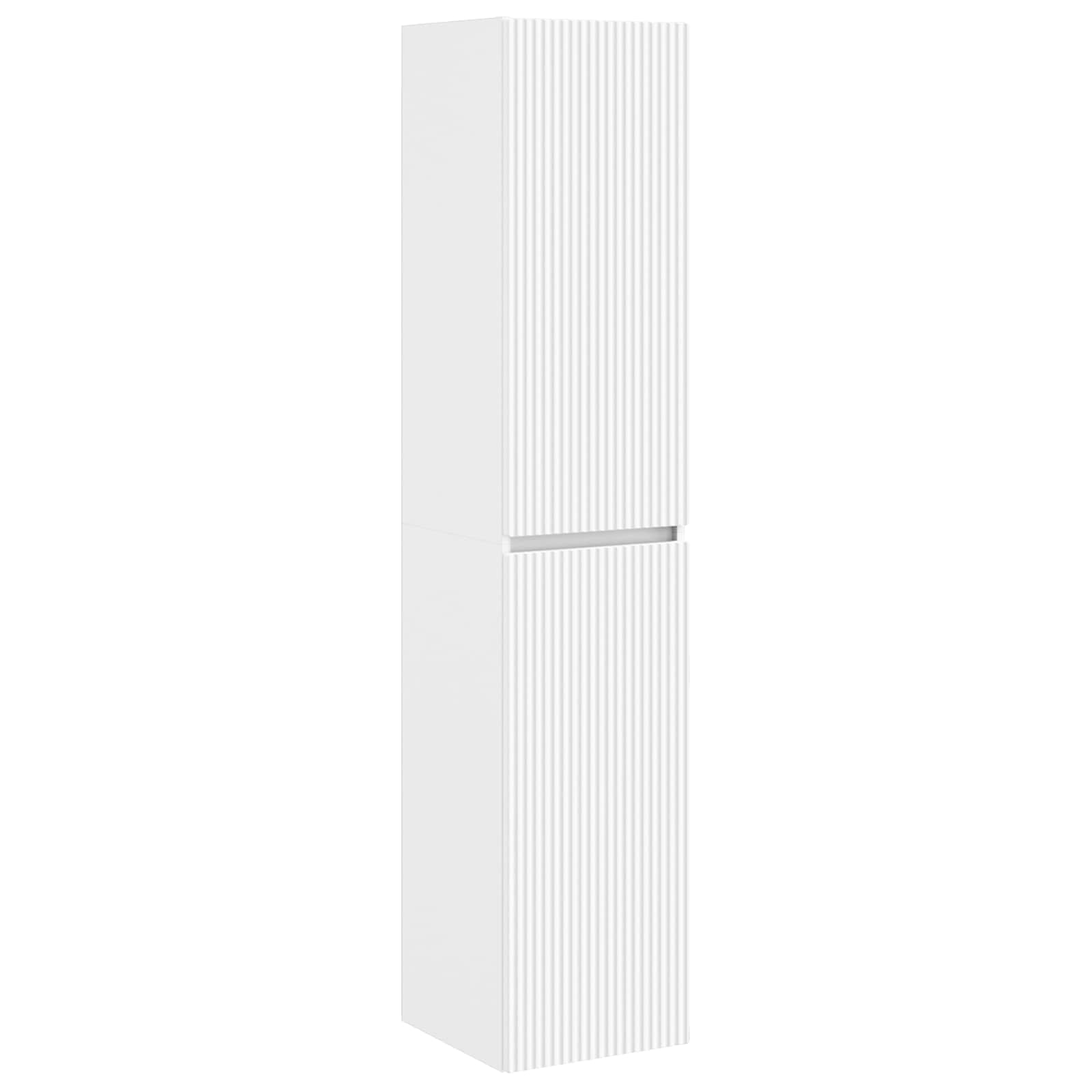 Mobiletto da Bagno a Muro Bianco 33 x 34,5 x 160 cm | homemem39