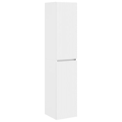 Mobiletto da Bagno a Muro Bianco 33 x 34,5 x 160 cm | homemem39