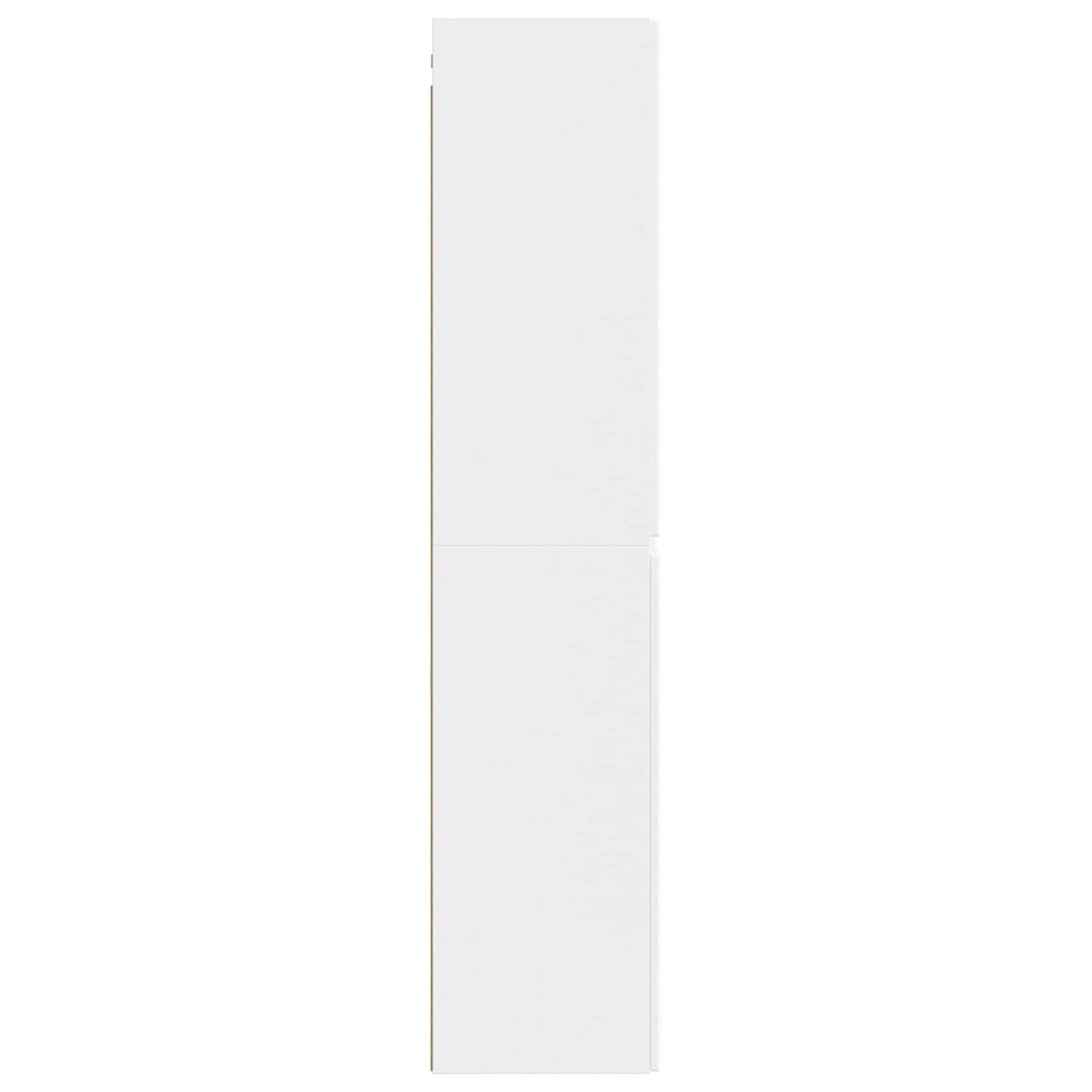 Mobiletto da Bagno a Muro Bianco 33 x 34,5 x 160 cm | homemem39