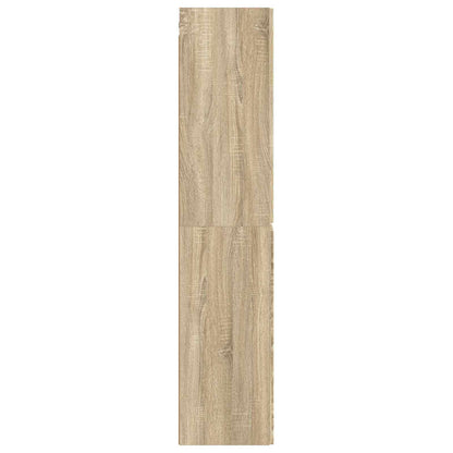 Mobiletto da Bagno a Muro Rovere Sonoma 33 x 34,5 x 160 cm | homemem39