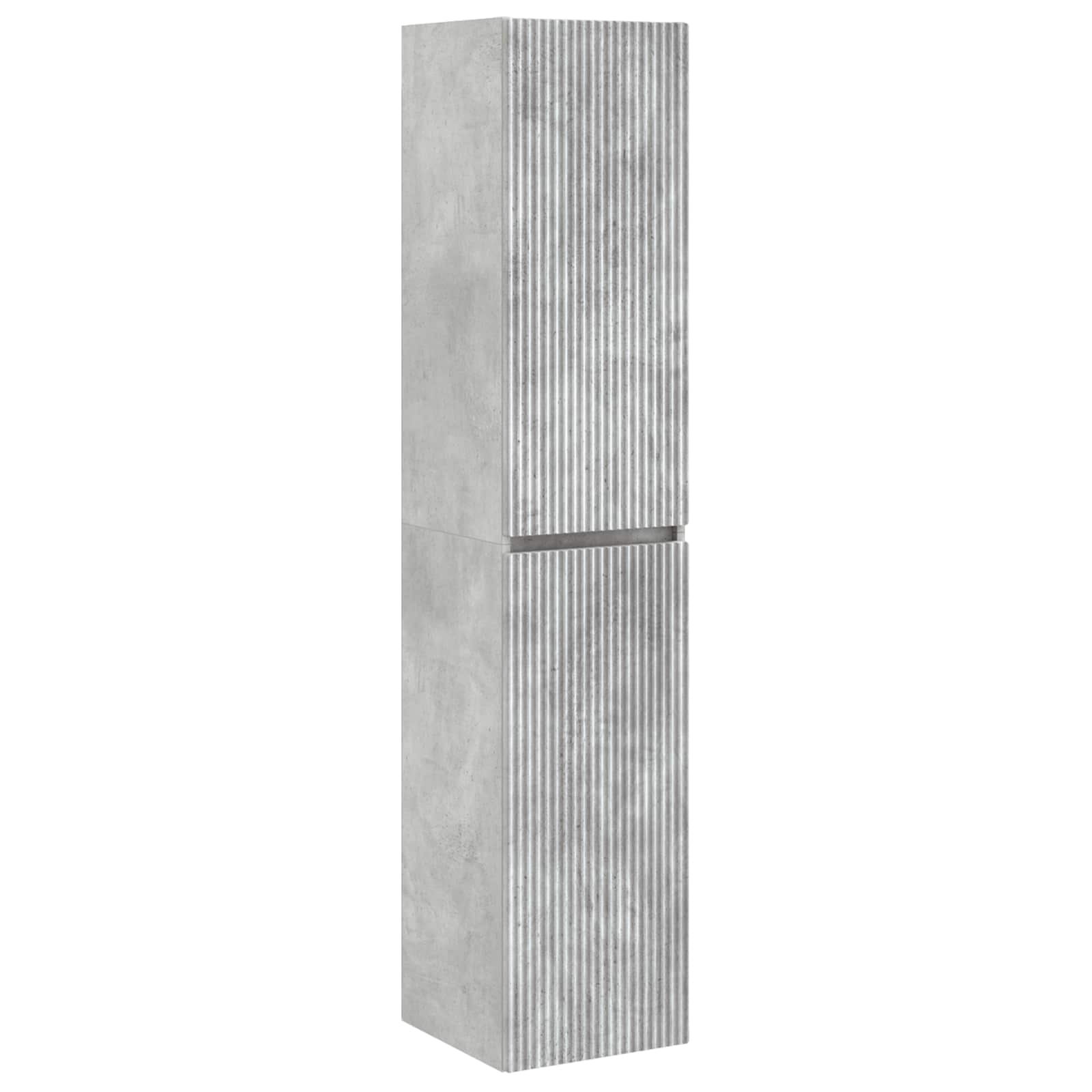 Mobiletto da Bagno a Muro Grigio Cemento 33 x 34,5 x 160 cm | homemem39