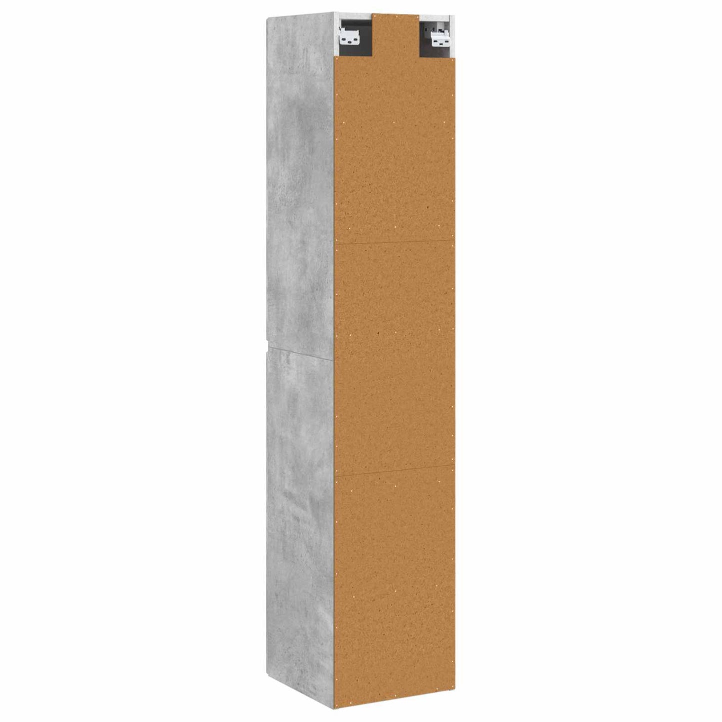 Mobiletto da Bagno a Muro Grigio Cemento 33 x 34,5 x 160 cm | homemem39