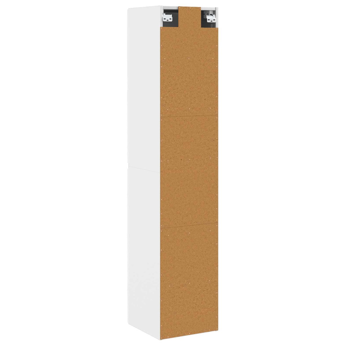 Mobiletto da Bagno a Muro Bianco Lucido 33 x 34,5 x 160 cm | homemem39