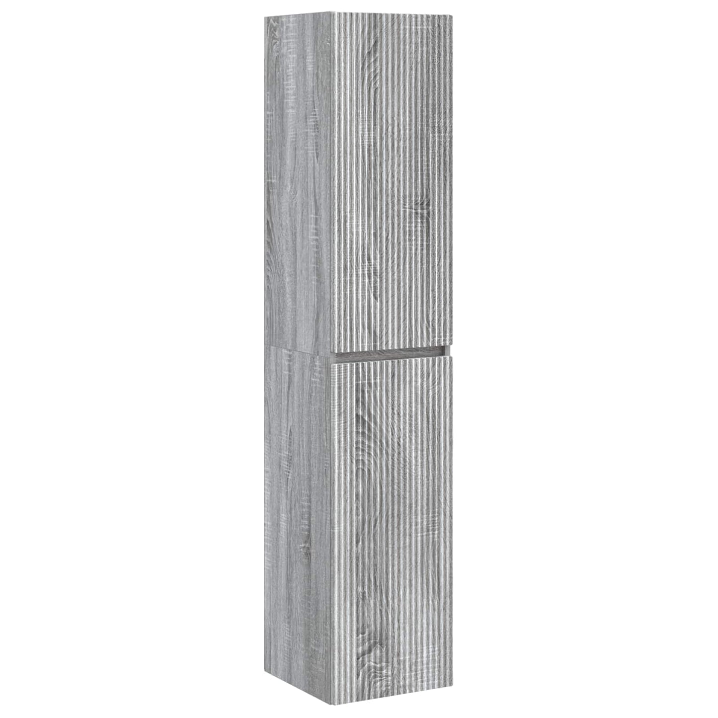 Mobiletto da Bagno a Muro Sonoma grigio 33 x 34,5 x 160 cm | homemem39