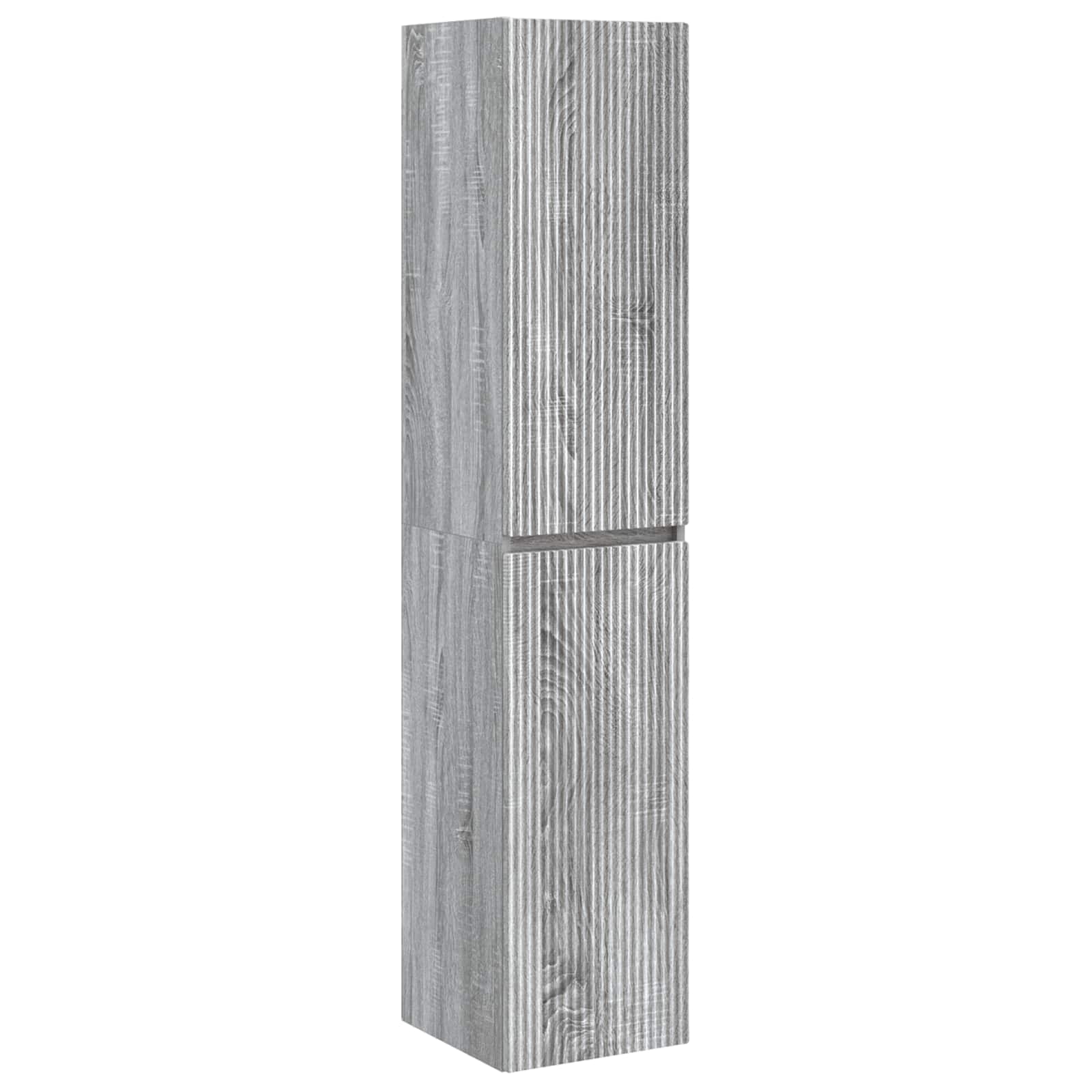 Mobiletto da Bagno a Muro Sonoma grigio 33 x 34,5 x 160 cm | homemem39