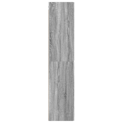 Mobiletto da Bagno a Muro Sonoma grigio 33 x 34,5 x 160 cm | homemem39