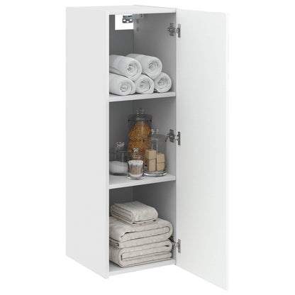 Mobiletto da Bagno a Muro Bianco 33 x 34,5 x 100 cm | homemem39