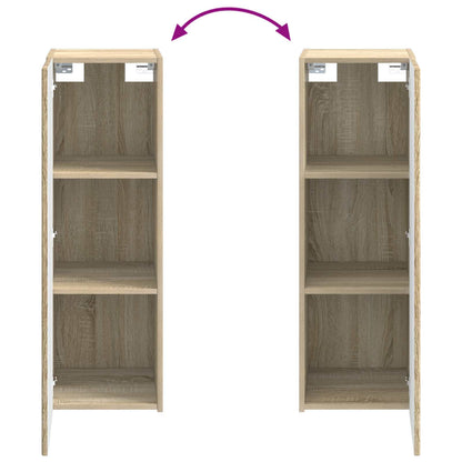 Mobiletto da Bagno a Muro Rovere Sonoma 33 x 34,5 x 100 cm | homemem39