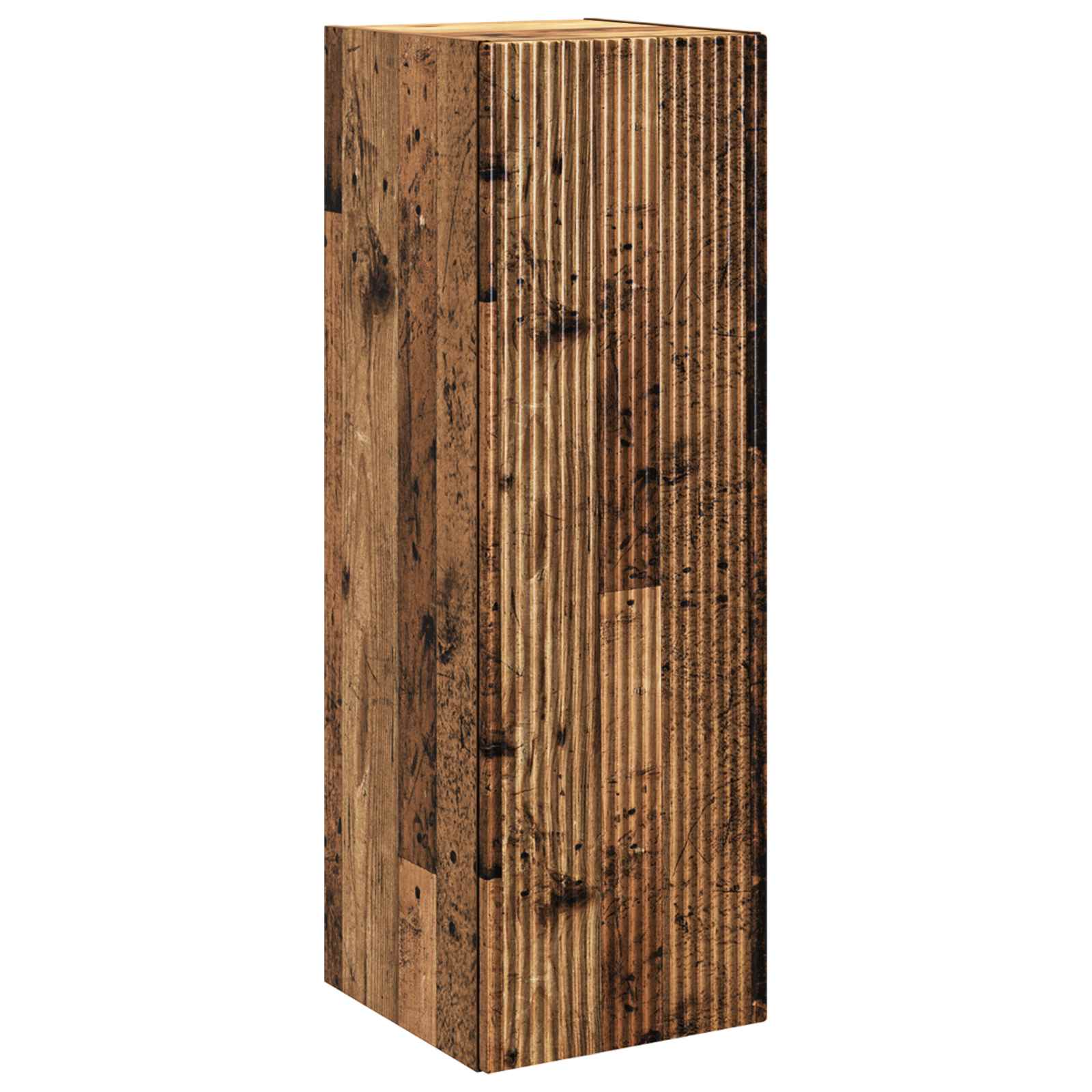 Mobiletto da Bagno a Muro Legno antico 33 x 34,5 x 100 cm | homemem39