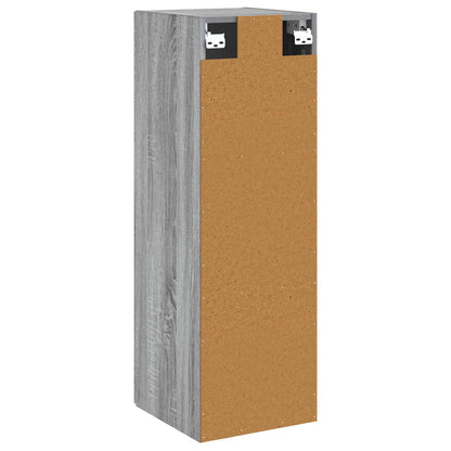 Mobiletto da Bagno a Muro Sonoma grigio 33 x 34,5 x 60 cm | homemem39
