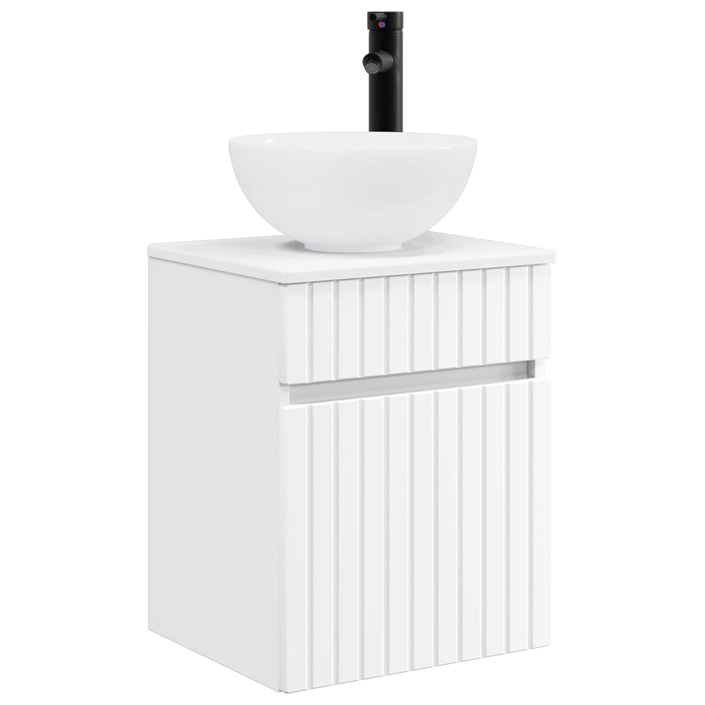 Mobile lavabo da parete Bianco 39 x 35 x 63 cm