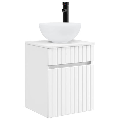 Mobile lavabo da parete Bianco 39 x 35 x 63 cm