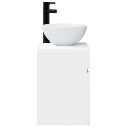 Mobile lavabo da parete Bianco 39 x 35 x 63 cm