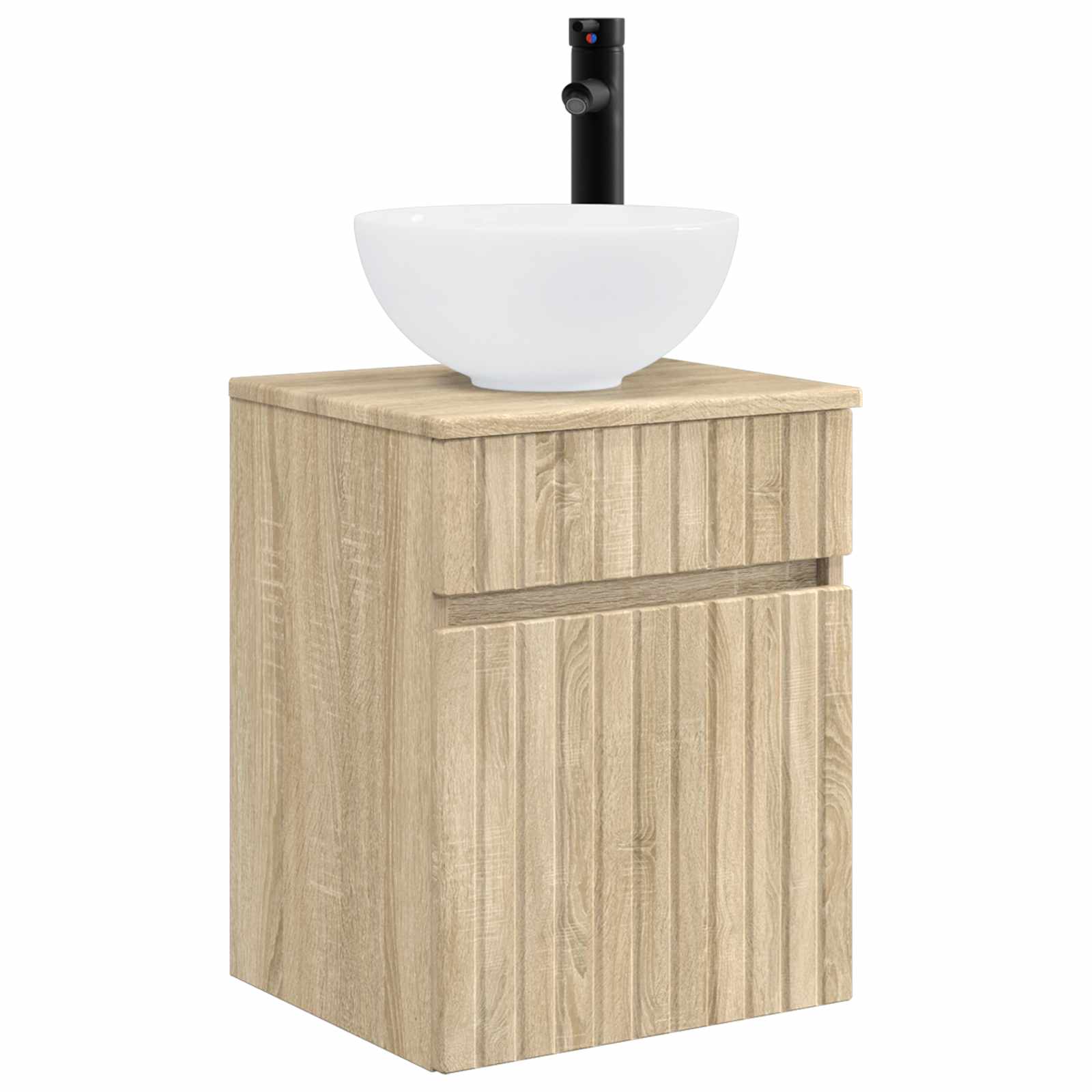 Mobile lavabo da parete Rovere Sonoma 39 x 35 x 63 cm | homemem39