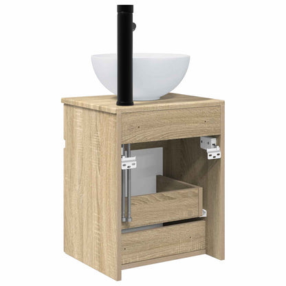 Mobile lavabo da parete Rovere Sonoma 39 x 35 x 63 cm | homemem39