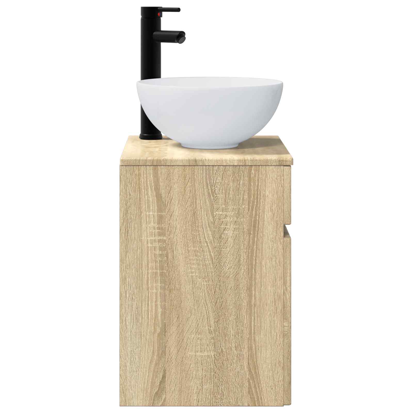 Mobile lavabo da parete Rovere Sonoma 39 x 35 x 63 cm | homemem39