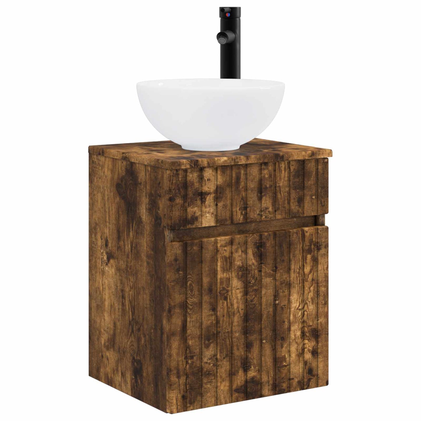 Mobile lavabo da parete Rovere Fumo 39 x 35 x 63 cm | homemem39