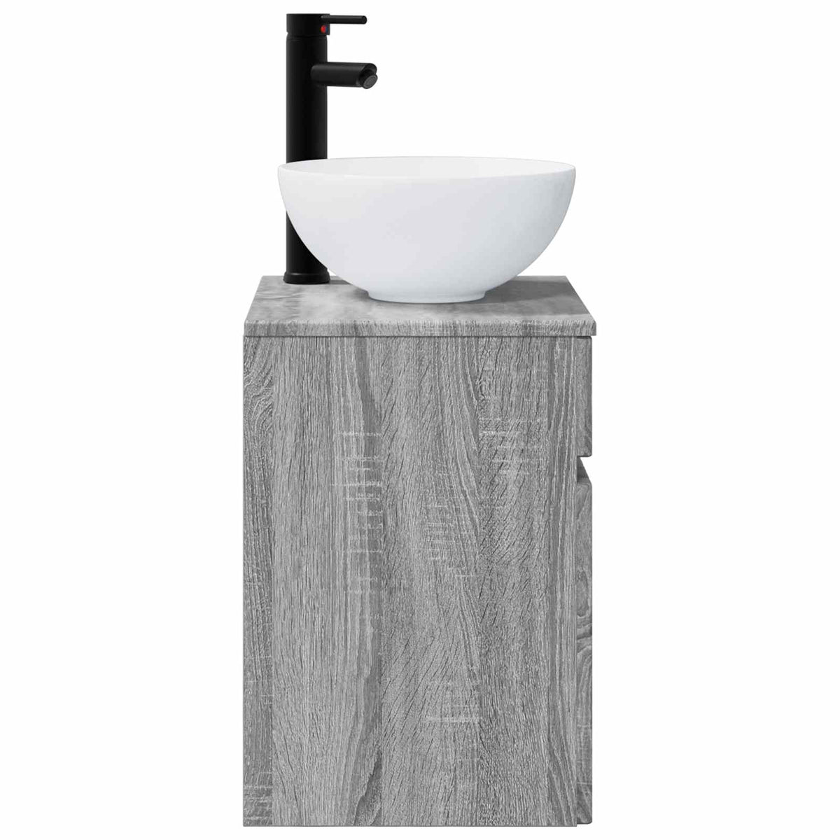 Mobile lavabo da parete Sonoma grigio 39 x 35 x 63 cm | homemem39