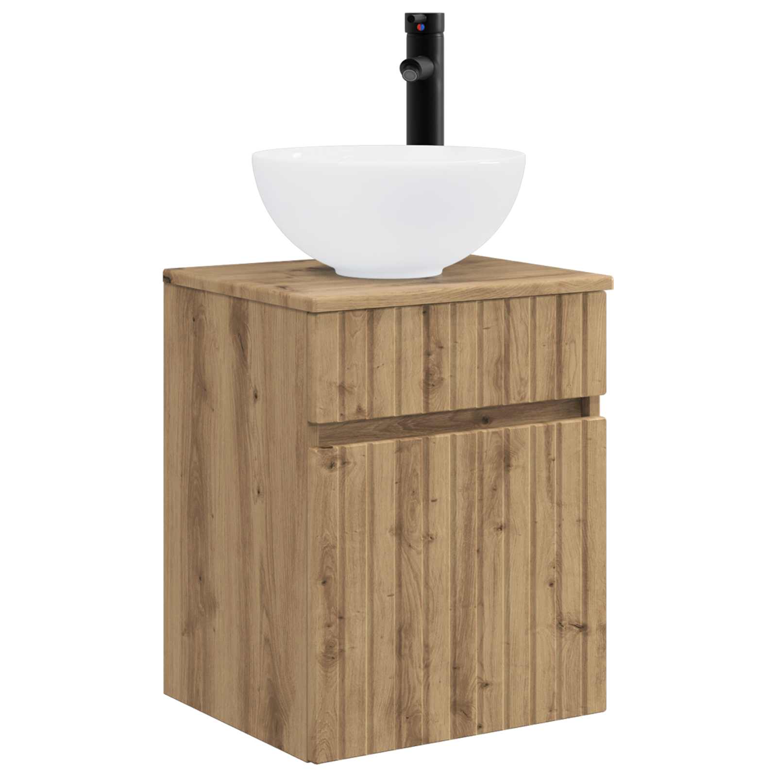 Mobile lavabo da parete Rovere Artigianale 39 x 35 x 63 cm | homemem39