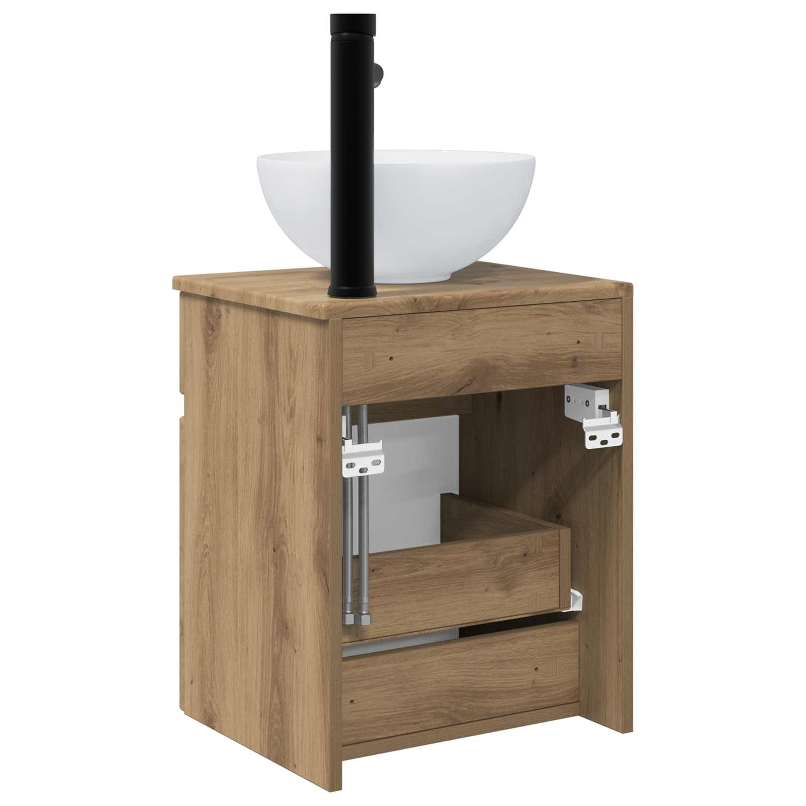 Mobile lavabo da parete Rovere Artigianale 39 x 35 x 63 cm | homemem39