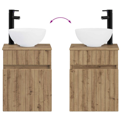 Mobile lavabo da parete Rovere Artigianale 39 x 35 x 63 cm | homemem39