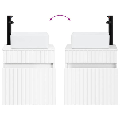 Mobile lavabo da parete Bianco 49 x 41 x 63 cm | homemem39