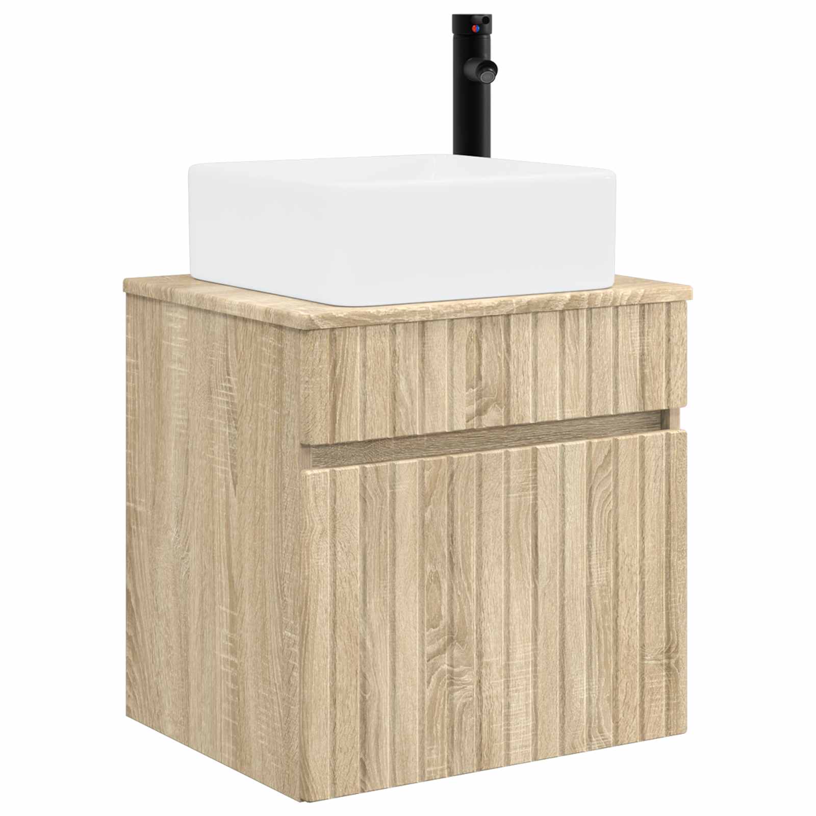 Mobile lavabo da parete Rovere Sonoma 49 x 41 x 63 cm | homemem39
