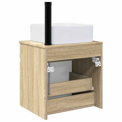 Mobile lavabo da parete Rovere Sonoma 49 x 41 x 63 cm | homemem39