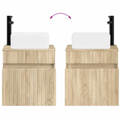 Mobile lavabo da parete Rovere Sonoma 49 x 41 x 63 cm | homemem39
