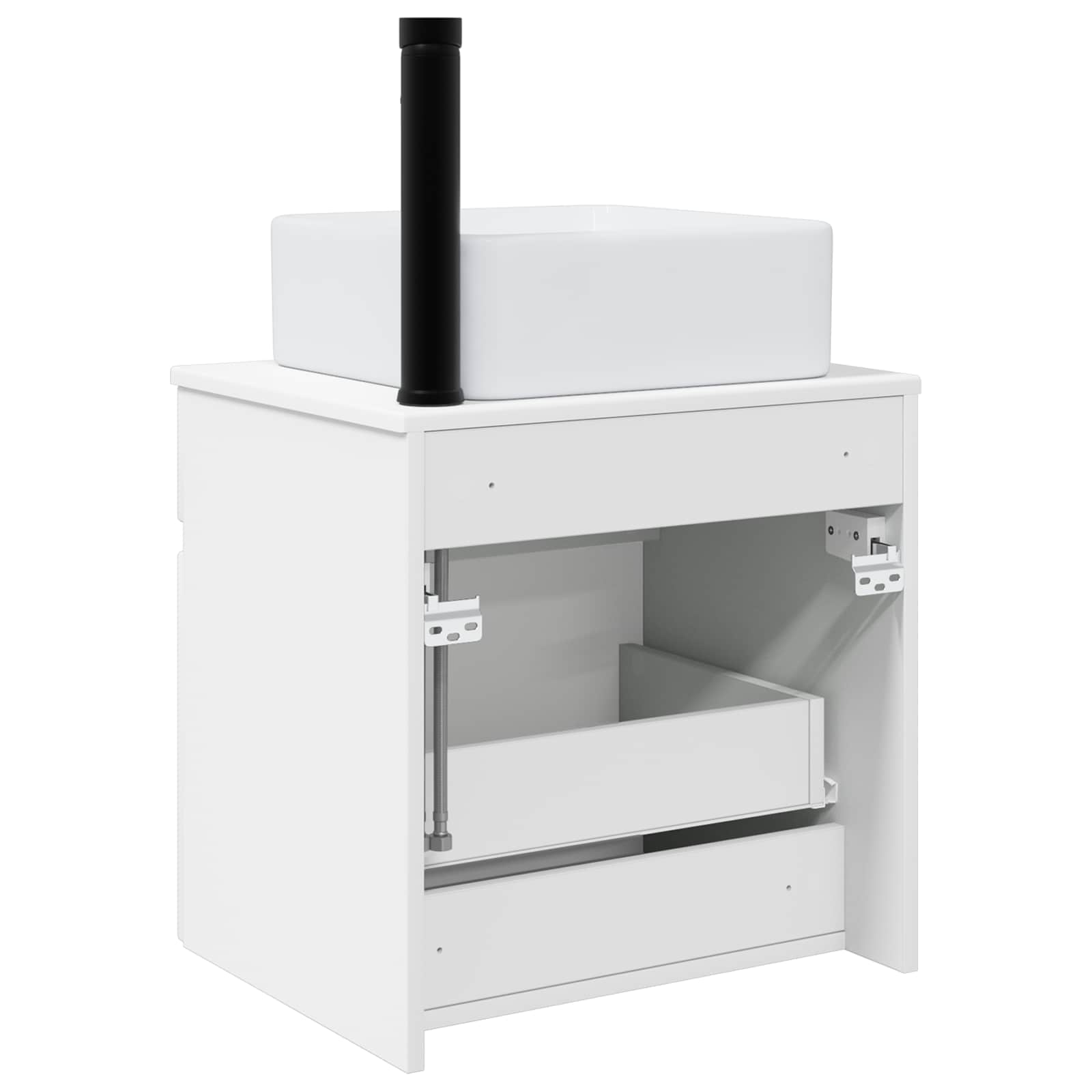 Mobile lavabo da parete Bianco Lucido 49 x 41 x 63 cm | homemem39