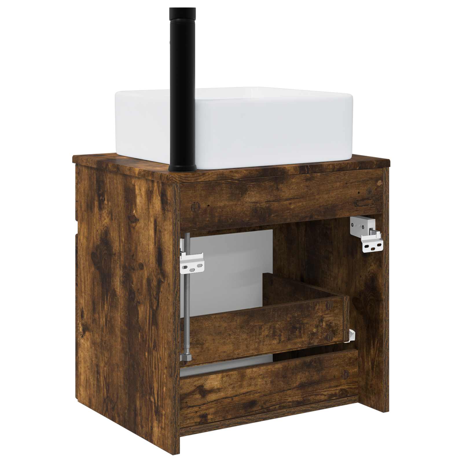 Mobile lavabo da parete Rovere Fumo 49 x 41 x 63 cm | homemem39