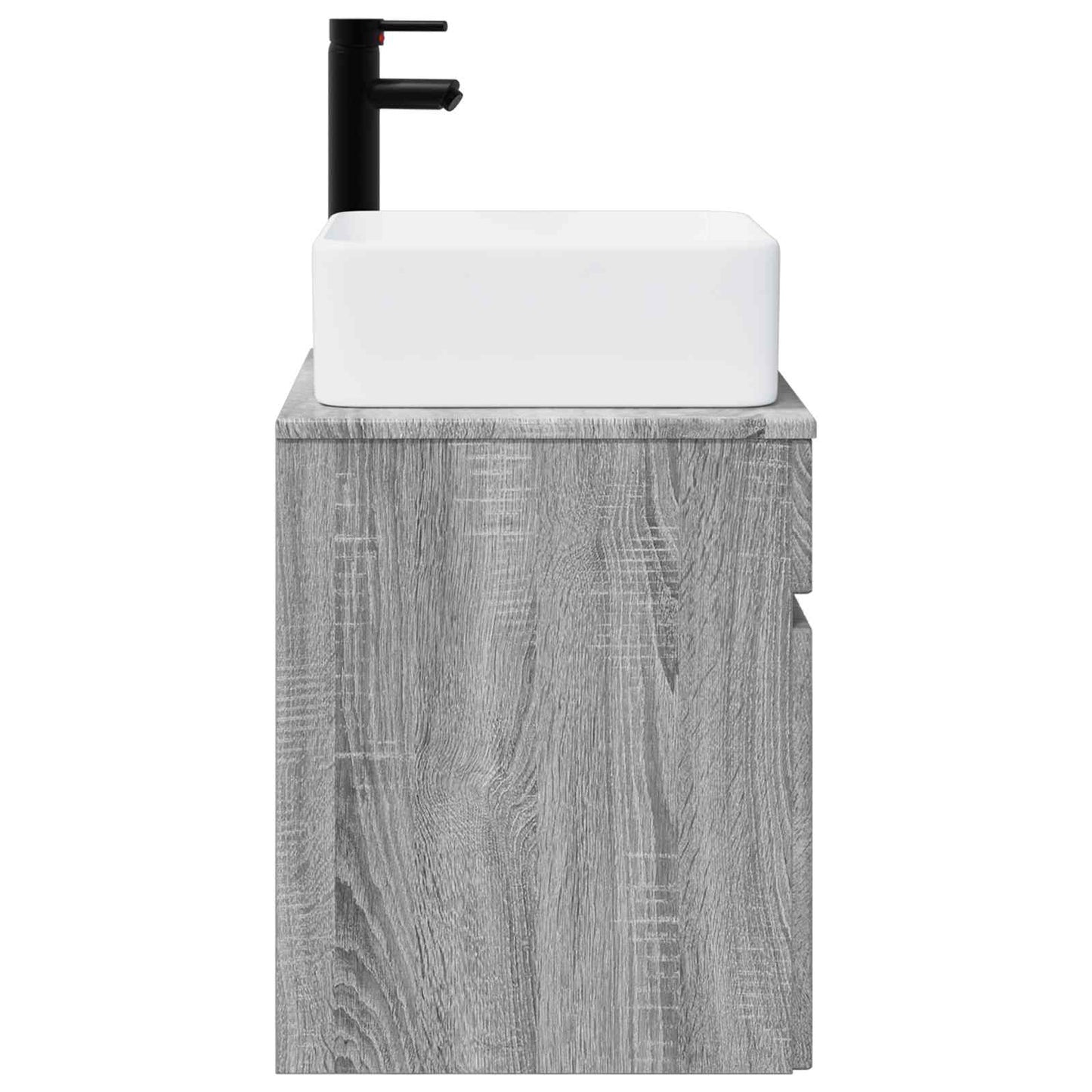 Mobile lavabo da parete Sonoma grigio 49 x 41 x 63 cm | homemem39