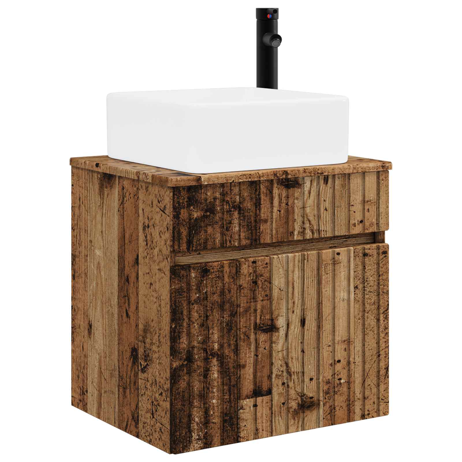 Mobile lavabo da parete Legno antico 49 x 41 x 63 cm | homemem39