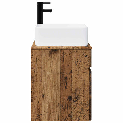 Mobile lavabo da parete Legno antico 49 x 41 x 63 cm | homemem39