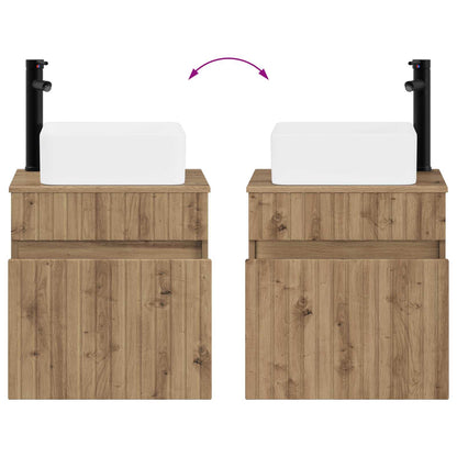 Mobile lavabo da parete Rovere Artigianale 49 x 41 x 63 cm | homemem39
