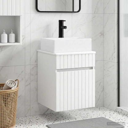 Mobile Lavabo da Parete Bianco 39 x 41 x 62,5 cm | homemem39