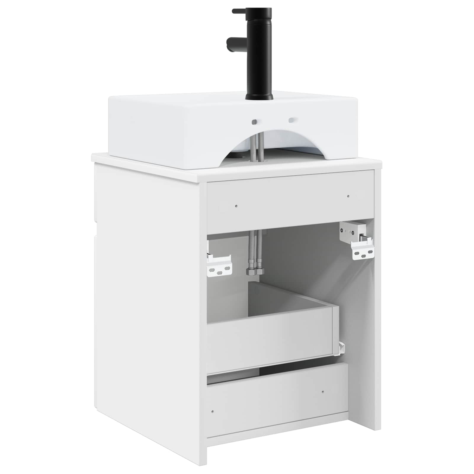 Mobile Lavabo da Parete Bianco 39 x 41 x 62,5 cm | homemem39