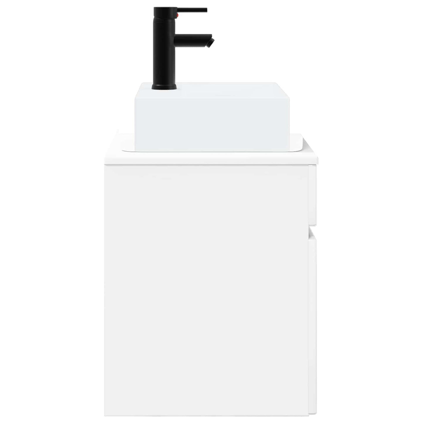 Mobile Lavabo da Parete Bianco Lucido 39 x 41 x 62,5 cm | homemem39