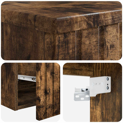 Mobile Lavabo da Parete Rovere Fumo 39 x 41 x 62,5 cm | homemem39