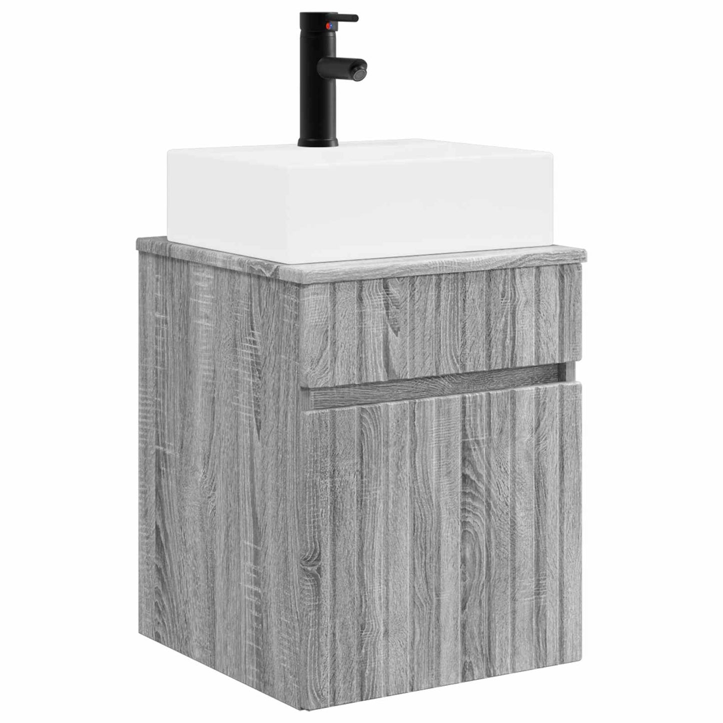 Mobile Lavabo da Parete Sonoma grigio 39 x 41 x 62,5 cm | homemem39